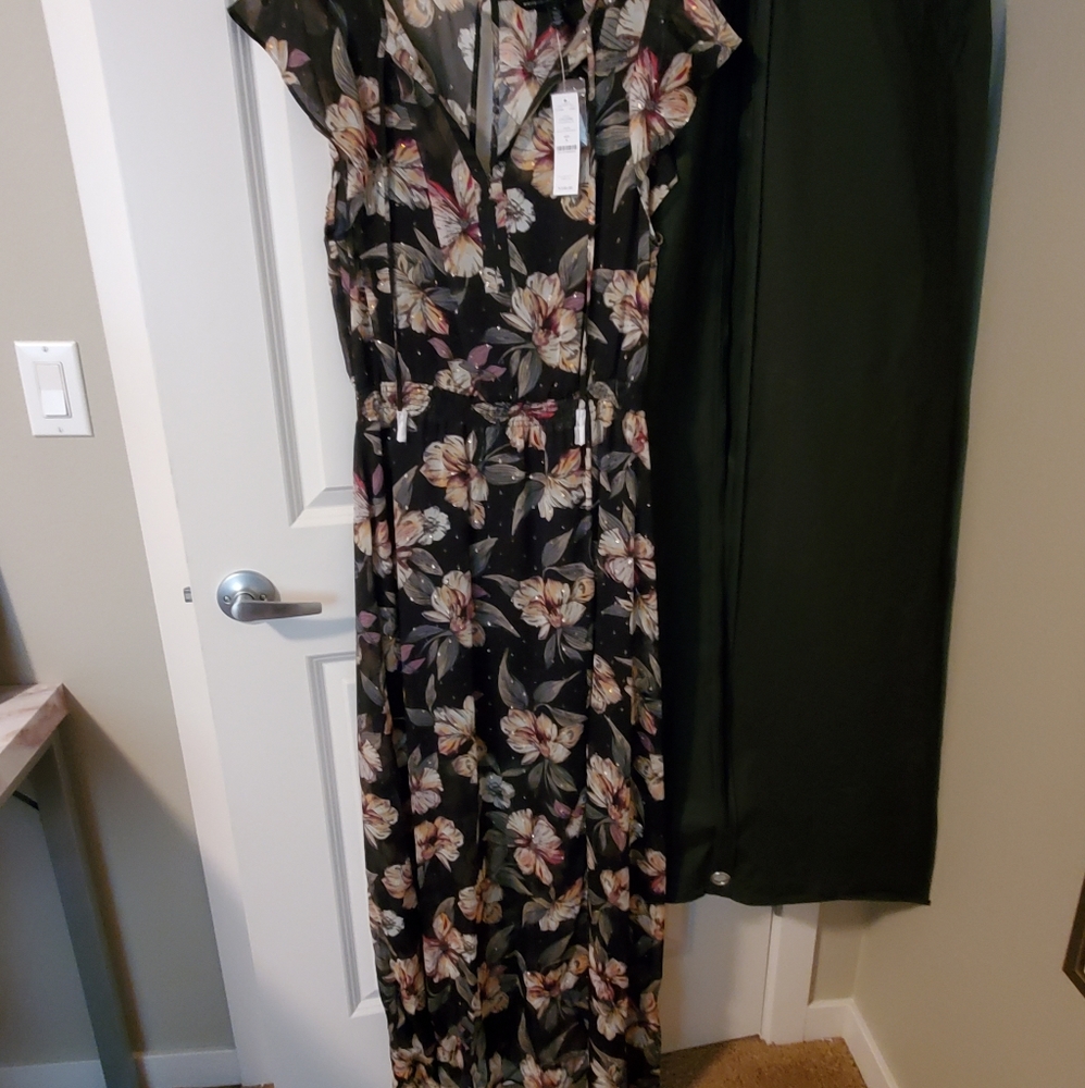 WHBM layered maxi dress
